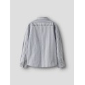 NAME IT MINI Rekid Skjorte - Flint Stone / Bright White