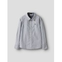 NAME IT MINI Rekid Skjorte - Flint Stone / Bright White