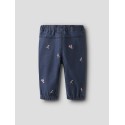 NAME IT BABY Rose Broderede Jeans 5321 - Dark Blue Denim / Flower