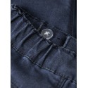NAME IT BABY Rose Broderede Jeans 5321 - Dark Blue Denim / Flower