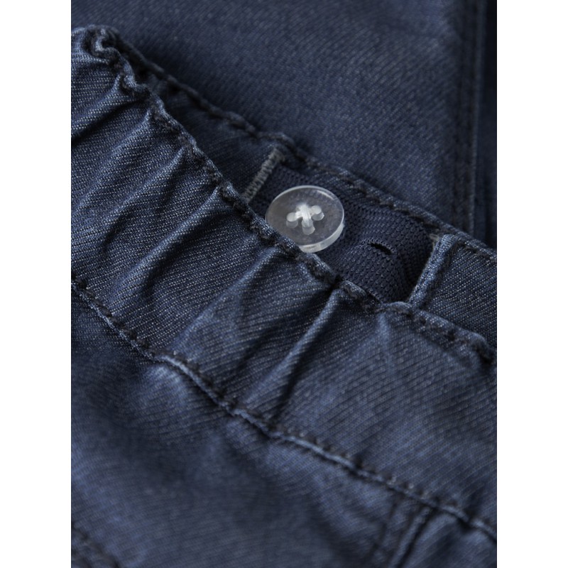 NAME IT BABY Rose Broderede Jeans 5321 - Dark Blue Denim / Flower