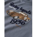 NAME IT MINI Rubin L/S Bluse - Flint Stone