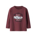 NAME IT MINI Rubin L/S Bluse - Burnt Russet