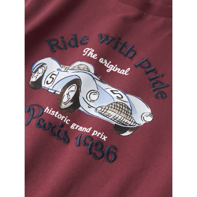 NAME IT MINI Rubin L/S Bluse - Burnt Russet