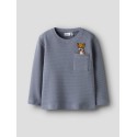 NAME IT MINI Rofus L/S Bluse - Flint Stone