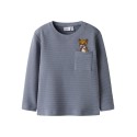 NAME IT MINI Rofus L/S Bluse - Flint Stone