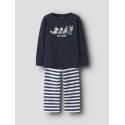 NAME IT MINI Ramel Pyjamassæt - Navy Blazer