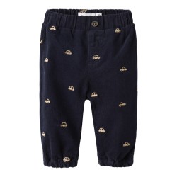 NAME IT BABY Ben Baggy Fløjl Bukser 2226 - Navy Blazer