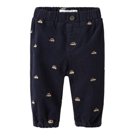 NAME IT BABY Ben Baggy Fløjl Bukser 2226 - Navy Blazer