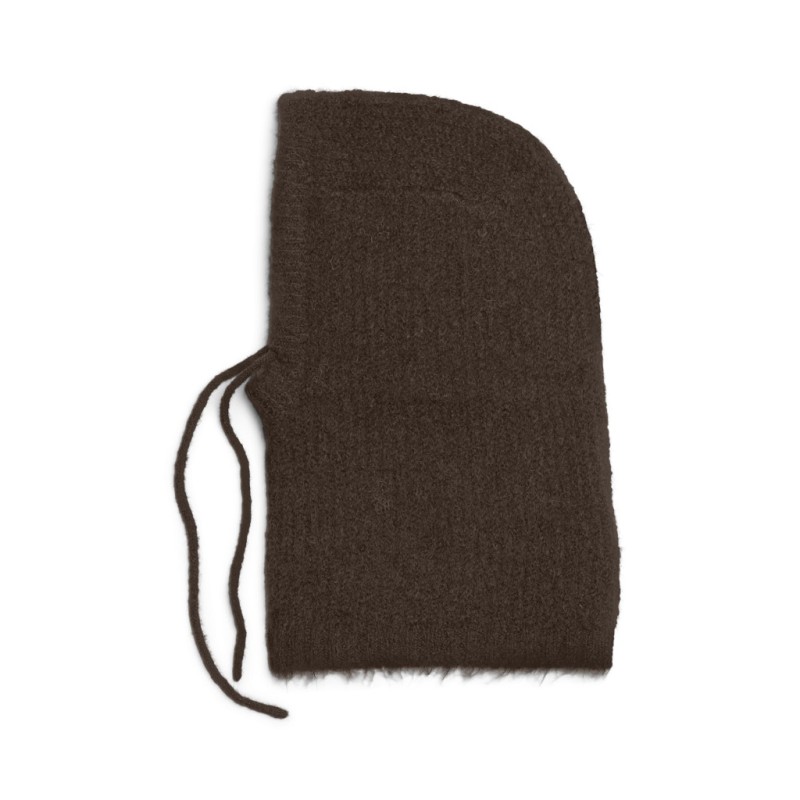 PIECES Nambi Balaclava - Hot Fudge