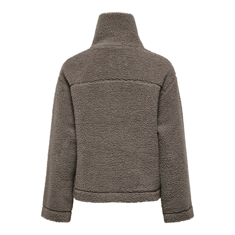 ONLY Megan Teddy Jakke - Walnut