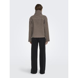 ONLY Megan Teddy Jakke - Walnut