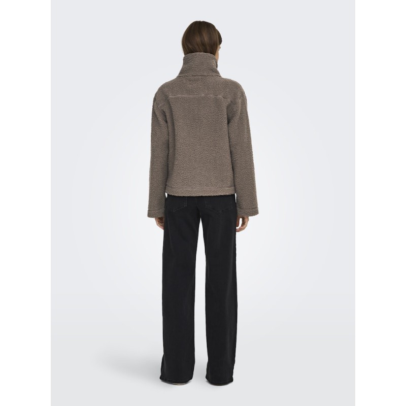 ONLY Megan Teddy Jakke - Walnut