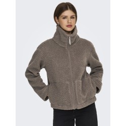 ONLY Megan Teddy Jakke - Walnut