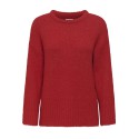 ONLY Maggie L/S Strik Sweater - Salsa
