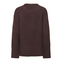 ONLY Maggie L/S Strik Sweater - Seal Brown