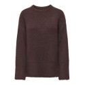 ONLY Maggie L/S Strik Sweater - Seal Brown