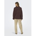 ONLY Maggie L/S Strik Sweater - Seal Brown