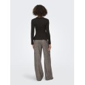 ONLY Kenya L/S Peplum Bluse - Chocolate Torte