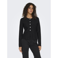 ONLY Melli L/S Strik Cardigan - Sort