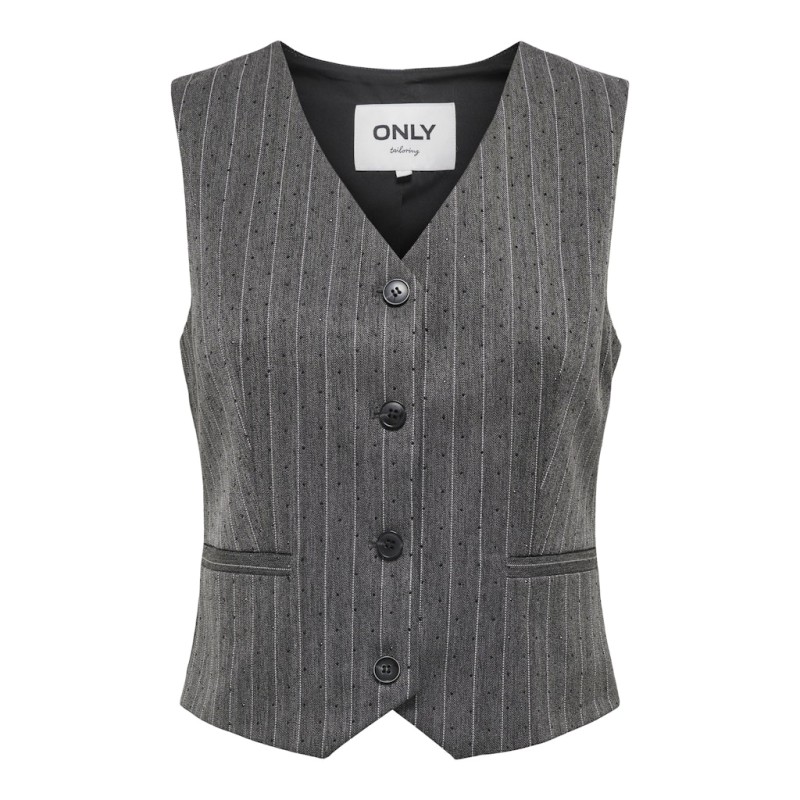 ONLY Siga Vest - Dark Grey Melange