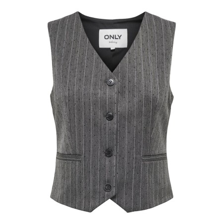 ONLY Siga Vest - Dark Grey Melange