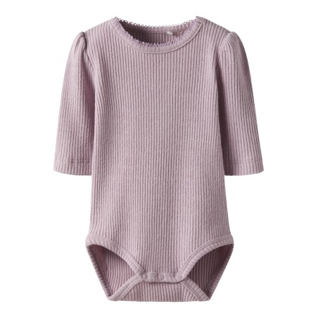 NAME IT BABY Rosally L/S Bodystocking - Keepsake Lilac