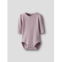 NAME IT BABY Rosally L/S Bodystocking - Keepsake Lilac