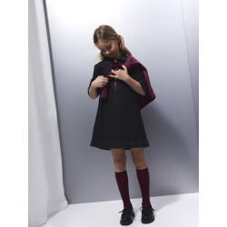 NAME IT KIDS Blake Denim Kjole 6355 - Dark Grey Denim