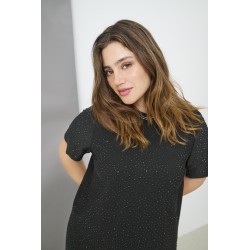 ONLY CARMAKOMA Lukka S/S Kjole - Sort