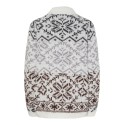 PIECES Jo L/S Strik Sweater - Cloud Dancer