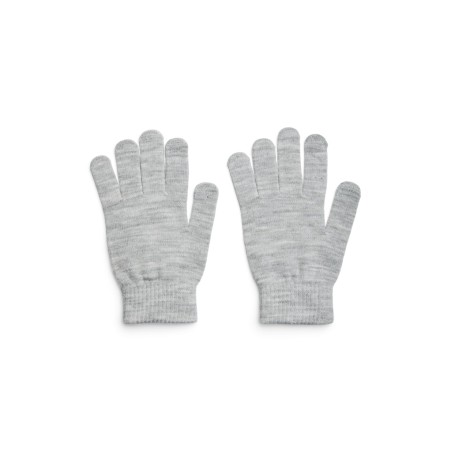 PIECES Buddy Smart Handsker - Light Grey Melange