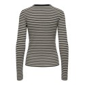 ONLY Elene L/S Bluse - Sort / Birch