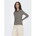 ONLY Elene L/S Bluse - Sort / Birch