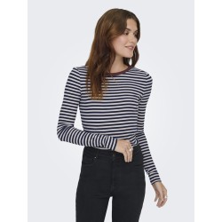 ONLY Elene L/S Bluse - Naval Academy / Neo Birch