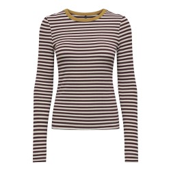 ONLY Elene L/S Bluse - Decadent Chocolate / Rue Birch