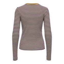 ONLY Elene L/S Bluse - Decadent Chocolate / Rue Birch