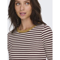 ONLY Elene L/S Bluse - Decadent Chocolate / Rue Birch