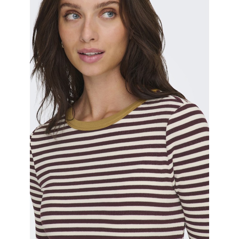 ONLY Elene L/S Bluse - Decadent Chocolate / Rue Birch