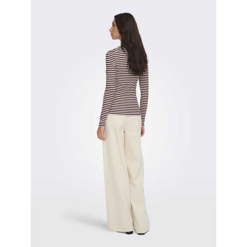 ONLY Elene L/S Bluse - Decadent Chocolate / Rue Birch