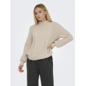 JDY Sigrid L/S Kabelstrik Sweater - Cement