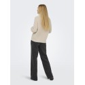 JDY Sigrid L/S Kabelstrik Sweater - Cement