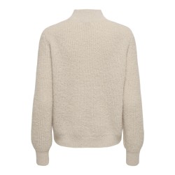 JDY Sigrid L/S Kabelstrik Sweater - Cement