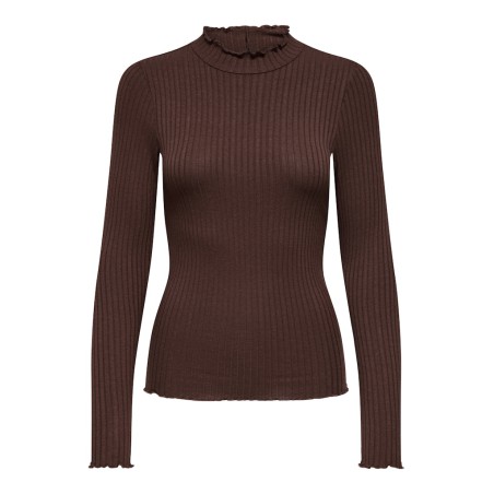 JDY Fransiska L/S Bluse - Rum Raisin
