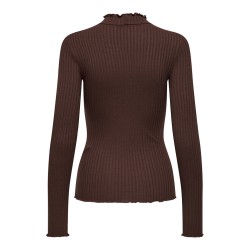 JDY Fransiska L/S Bluse - Rum Raisin