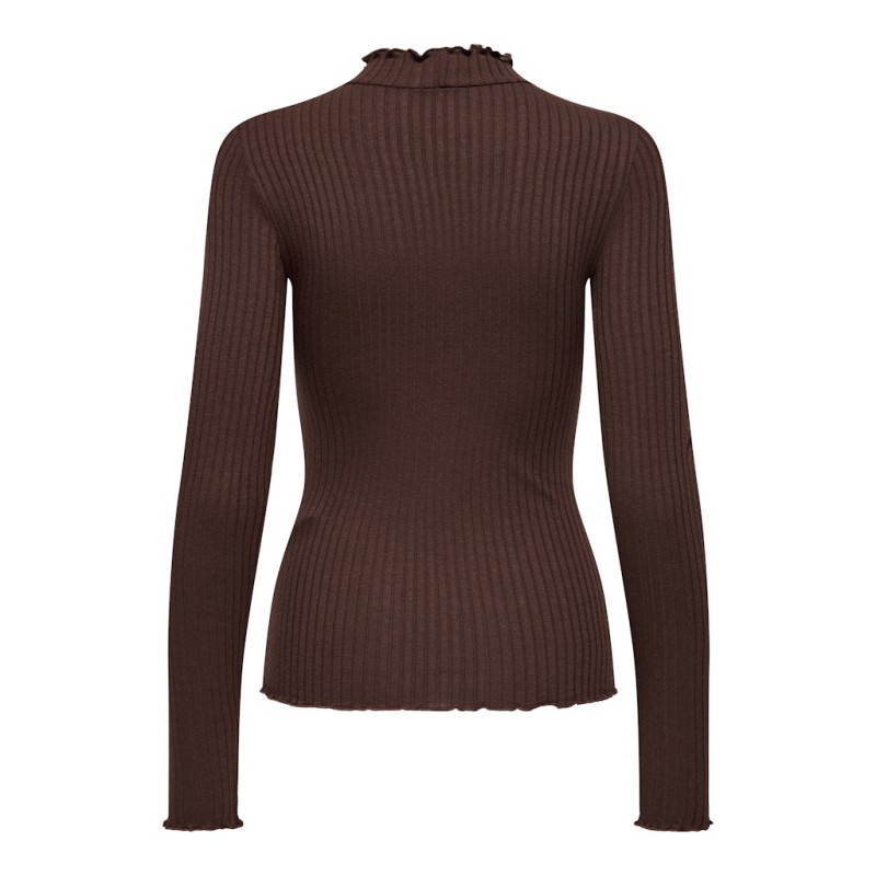 JDY Fransiska L/S Bluse - Rum Raisin