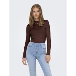 JDY Fransiska L/S Bluse - Rum Raisin