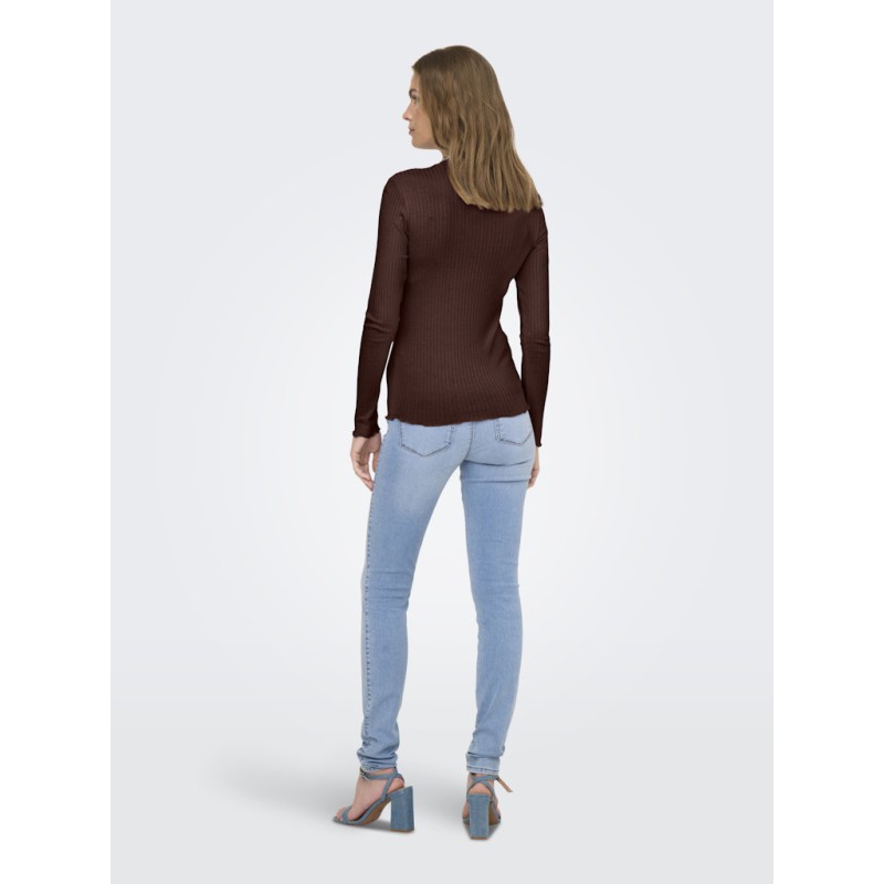 JDY Fransiska L/S Bluse - Rum Raisin