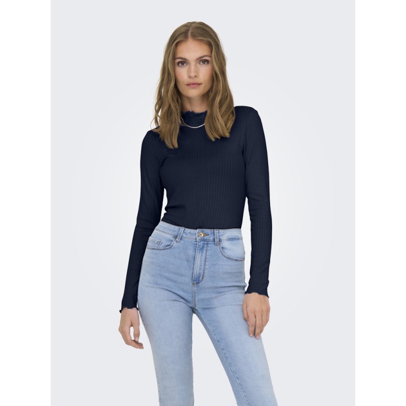 JDY Fransiska L/S Bluse - Navy Blazer