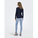 JDY Fransiska L/S Bluse - Navy Blazer